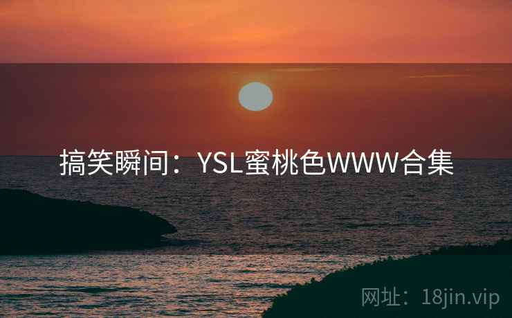 搞笑瞬间：YSL蜜桃色WWW合集